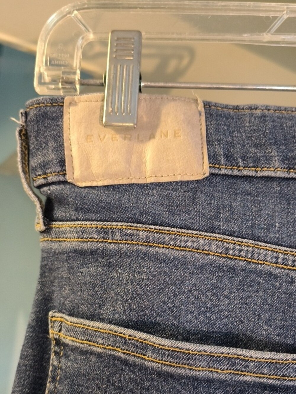 Everlane The Way-High Women's Skinny Jeans in Medium Blue Wash Medium - Picture 4 of 8